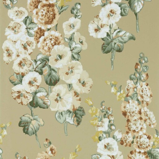 Hollyhocks 
