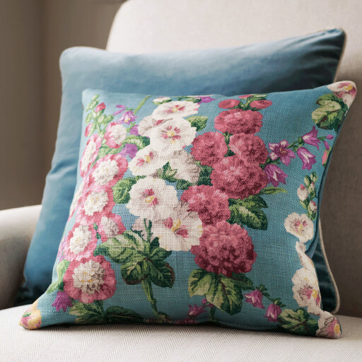 Hollyhocks 